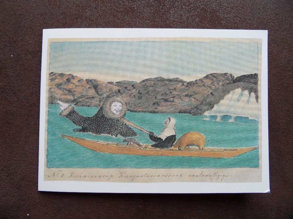 Eerste dag kaart Groenland – serie Legenden nr. 2, Postzegels en Munten, Ophalen of Verzenden, Onbeschreven, Europa
