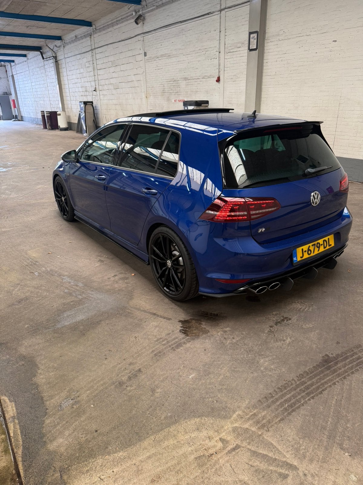 Volkswagen golf 7 2.0 TSI R 4Motion 2014 alle opties, Automaat, Zwart, 4 cilinders, 1984 cc