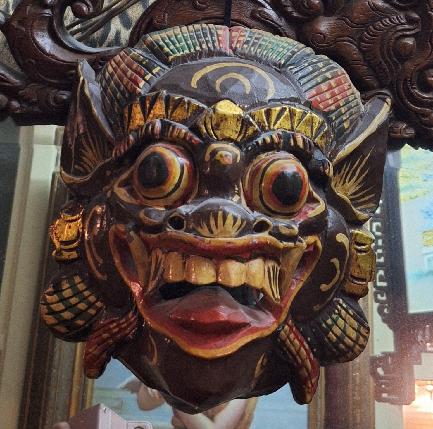 Balinees Barong masker..., Ophalen