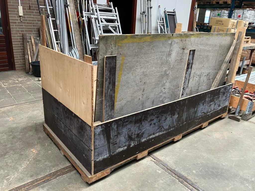 Gratis houten krat 258 x 122 x 146 cm, Ophalen, Gebruikt, 100 cm of meer, 60 cm of meer