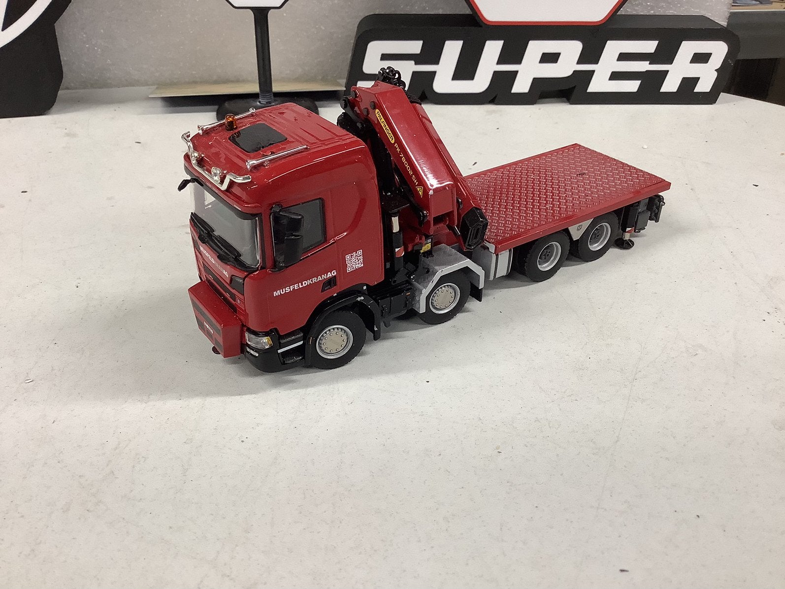 Scania met palfinger, Ophalen of Verzenden, Zo goed als nieuw, Bus of Vrachtwagen, Wsi