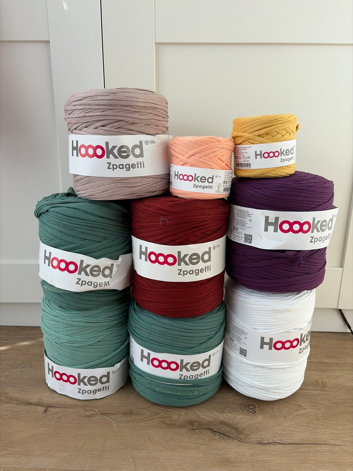 Hoooked Zpagetti garenpakket diverse kleuren, Ophalen of Verzenden, Zo goed als nieuw, Breien of Haken, Wol of Garen