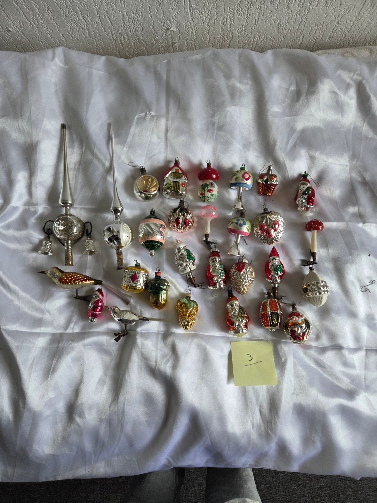 antieke kerstballen., Ophalen, Gebruikt