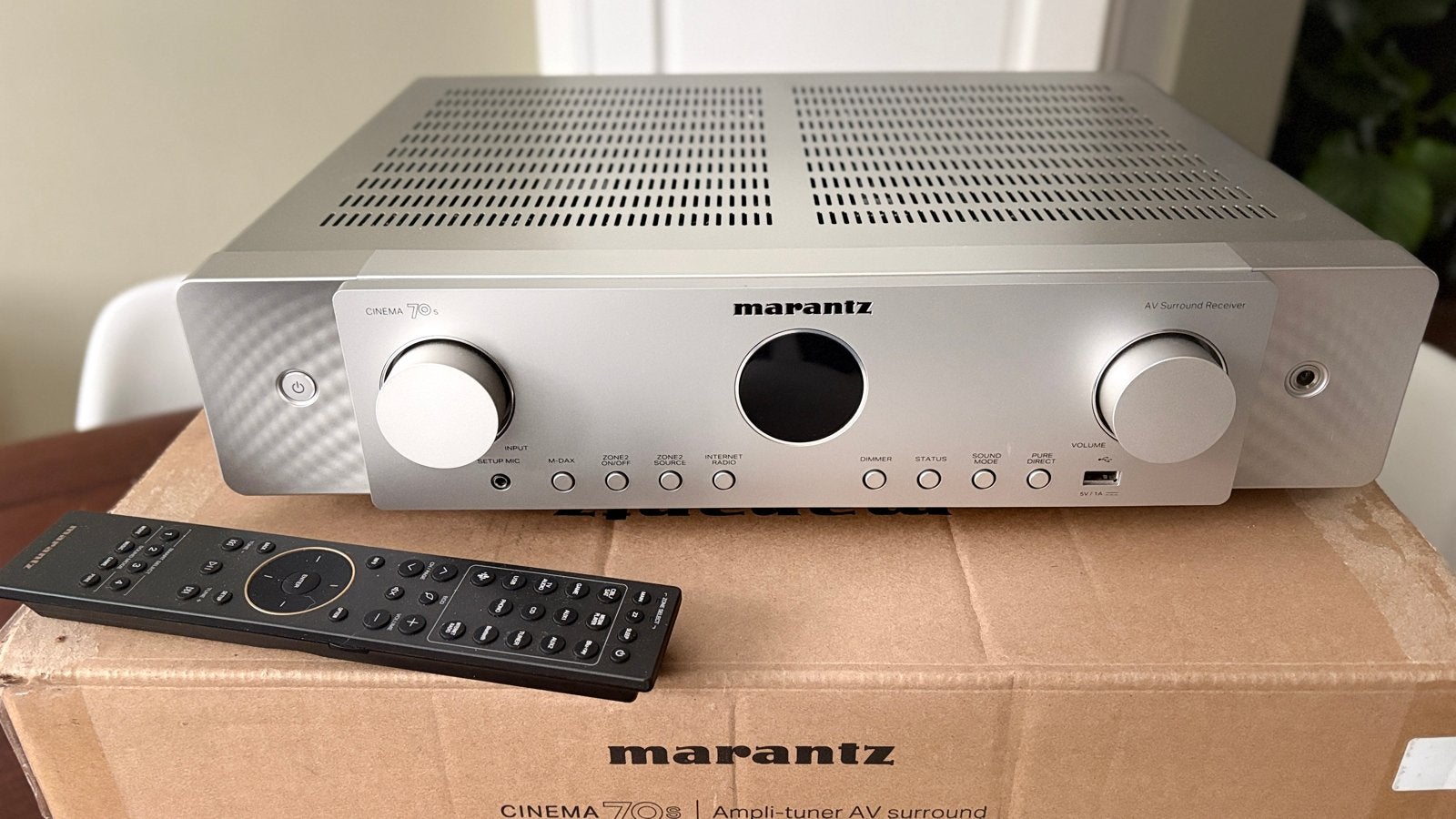Marantz Cinema 70s AV Receiver - Nieuwstaat met garantie, Ophalen, Zo goed als nieuw, 120 watt of meer, Marantz