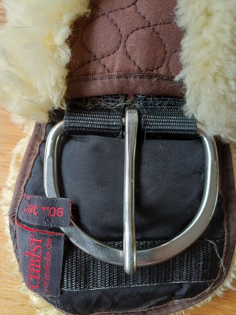 Werner Christ Westernsingel Moonshaped 90 cm  Bruin/Natuur, Dieren en Toebehoren, Ophalen of Verzenden, Zo goed als nieuw, Western