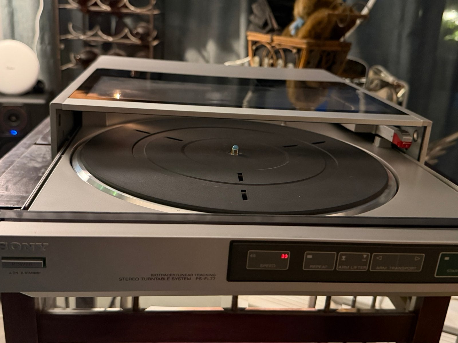 Sony PS-FL77 Biotracer Linear Tracking platenspeler Japan, Audio, Tv en Foto, Platenspelers, Gebruikt, Automatisch, Ophalen of Verzenden