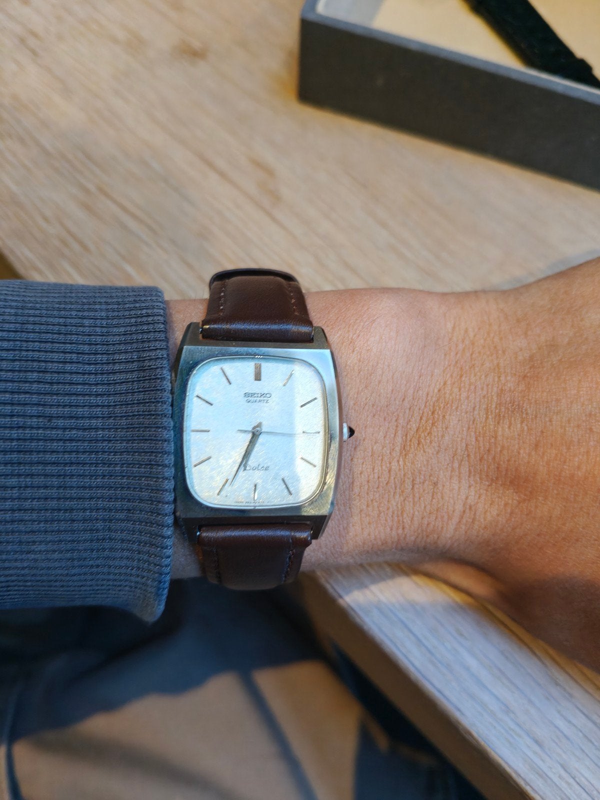 Vintage Seiko Dolce, Sieraden, Tassen en Uiterlijk, Seiko, Staal, Polshorloge, Ophalen of Verzenden