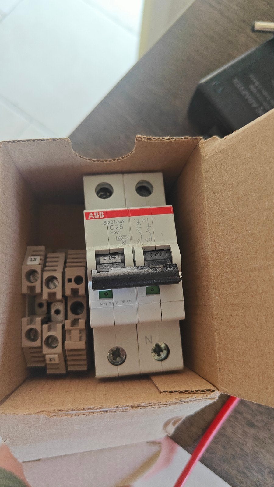 ABB S201-NA C25 Installatieautomaat, Ophalen of Verzenden, Overige typen