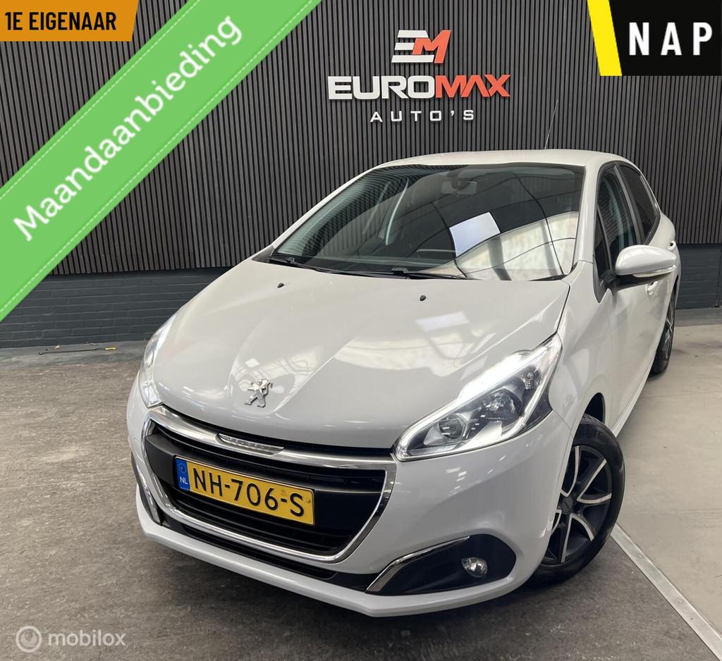 Peugeot 208 1.2 PureTech Blue Lion 1e Eigenaar - NAP - Airco, Voorwielaandrijving, Stof, Gebruikt, 1199 cc