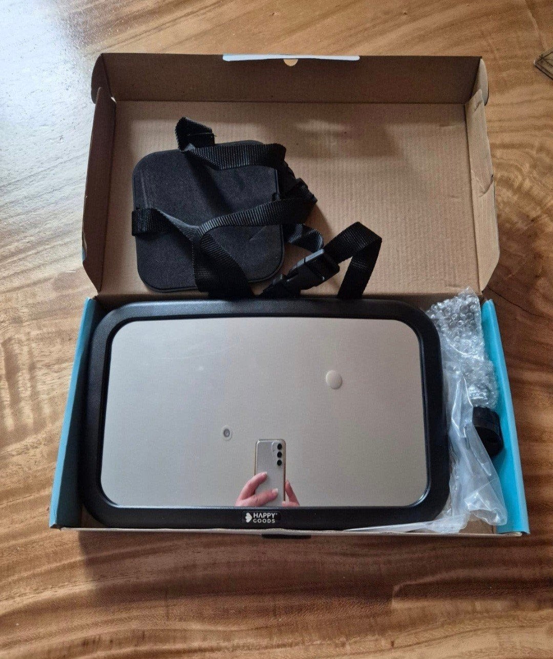 Baby autospiegel 360 verstelbaar - Happy Goods, Ophalen of Verzenden, Gebruikt, Overige merken, Overige methoden
