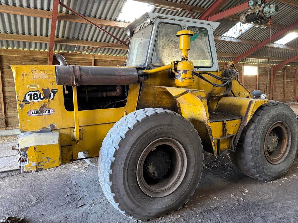Werklust VL 1800 Wiellader uit 1974 met kenteken, Ophalen, Wiellader of Shovel