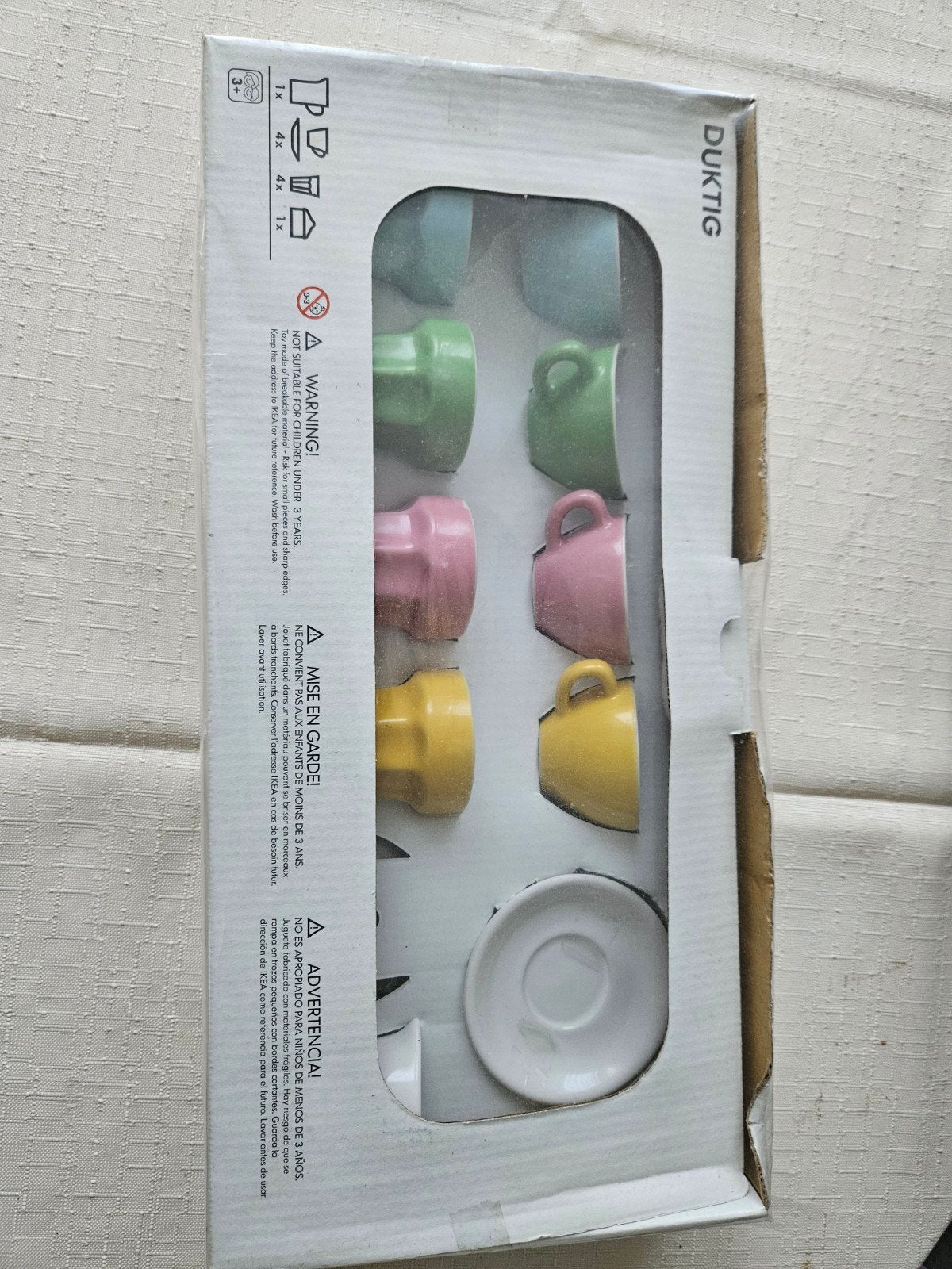 Gloednieuw IKEA DUKTIG Speelgoed servies set - Nieuw in doos, Ophalen, Nieuw, Overige typen