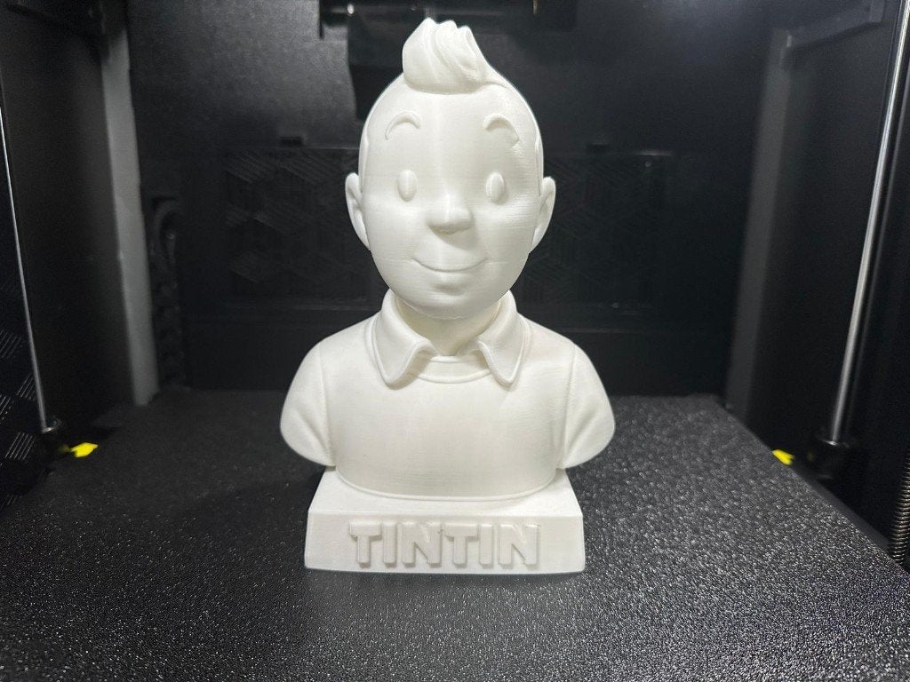 Kuifje buste – 3D-geprint, Verzamelen, Ophalen of Verzenden, Kuifje, Nieuw, Beeldje of Figuurtje