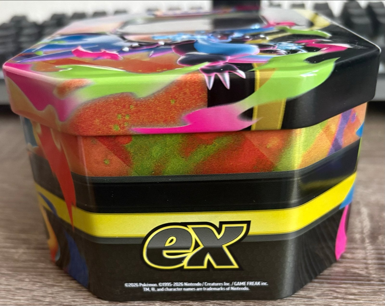 Pokémon Tin met 300 bulkkaarten - Charizard EX, Ophalen of Verzenden, Zo goed als nieuw, Meerdere kaarten