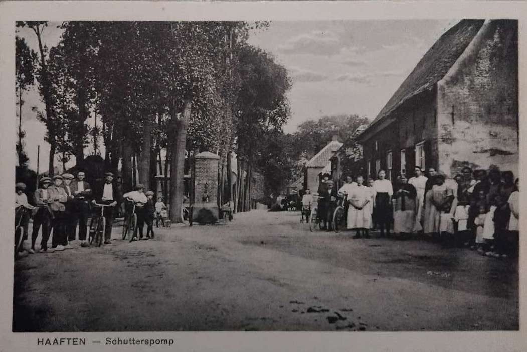 Haaften - Schutterspomp (Gelderland), Verzamelen, Verzenden, Voor 1920, Ongelopen, Gelderland