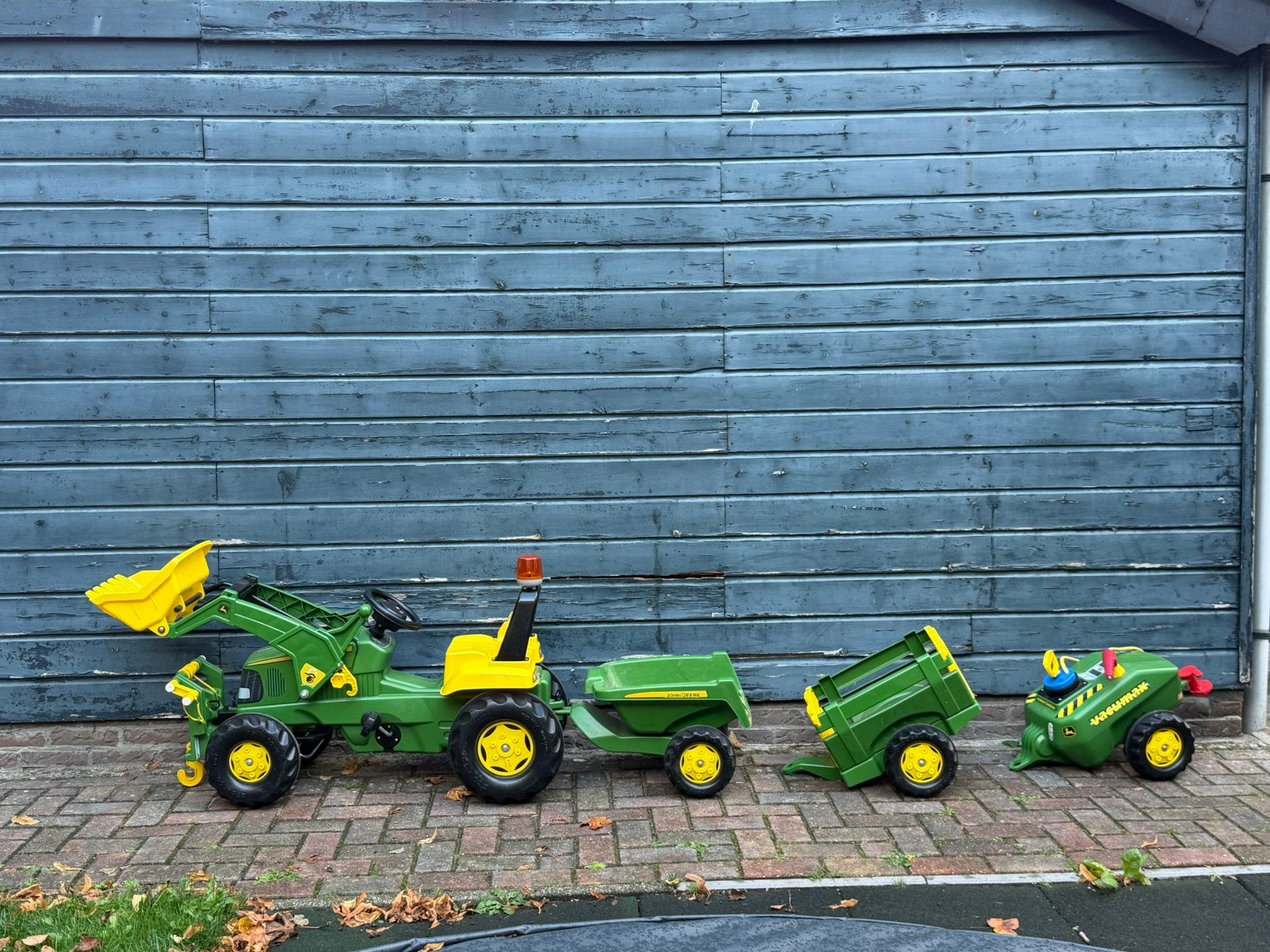 John deere trap trekker / tractor, Ophalen, Zo goed als nieuw