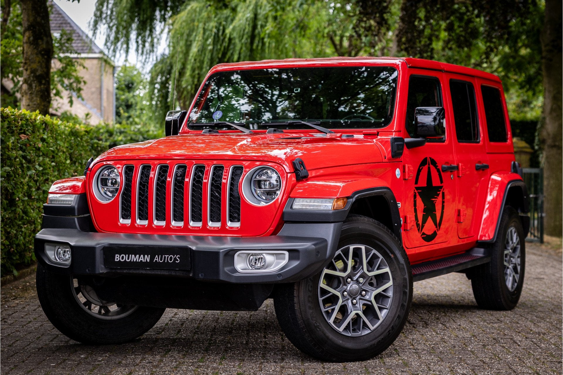 Jeep Wrangler Unlimited 4xe 380 Overland Adaptive Cruise Tre, Auto's, Jeep, Automaat, 4 cilinders, Cabriolet, 2248 kg