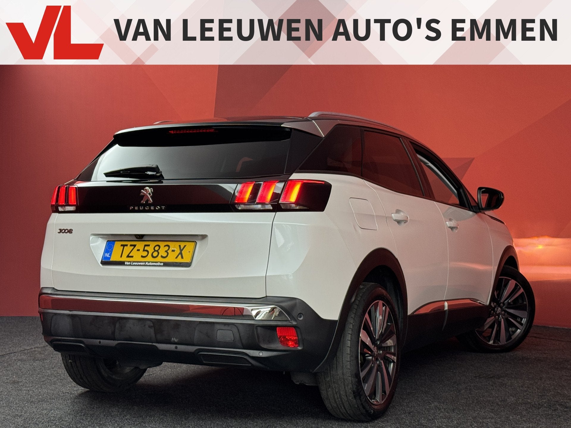 Peugeot 3008 1.2 PureTech Allure | Pano | Memory | Stoelverw, Auto's, Gebruikt, 1199 cc, Leder en Stof, Wit