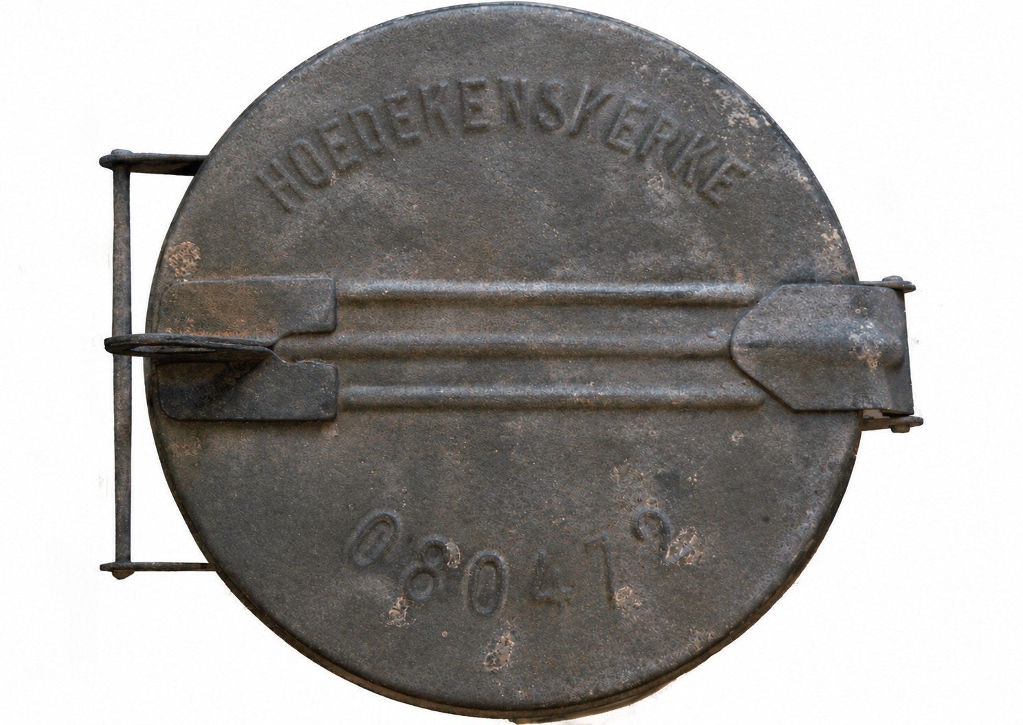 GEZOCHT: Oude zinken Hoedekenskerke (HKK) vuilnisbak/afvalem, 40 liter of meer, Ophalen of Verzenden, Gebruikt, Metaal