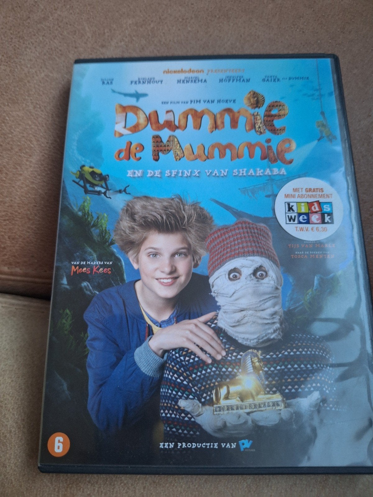 Dummie de Mummie en de Sfinx van Shakaba DVD, Avontuur, Ophalen of Verzenden, Zo goed als nieuw, Vanaf 6 jaar