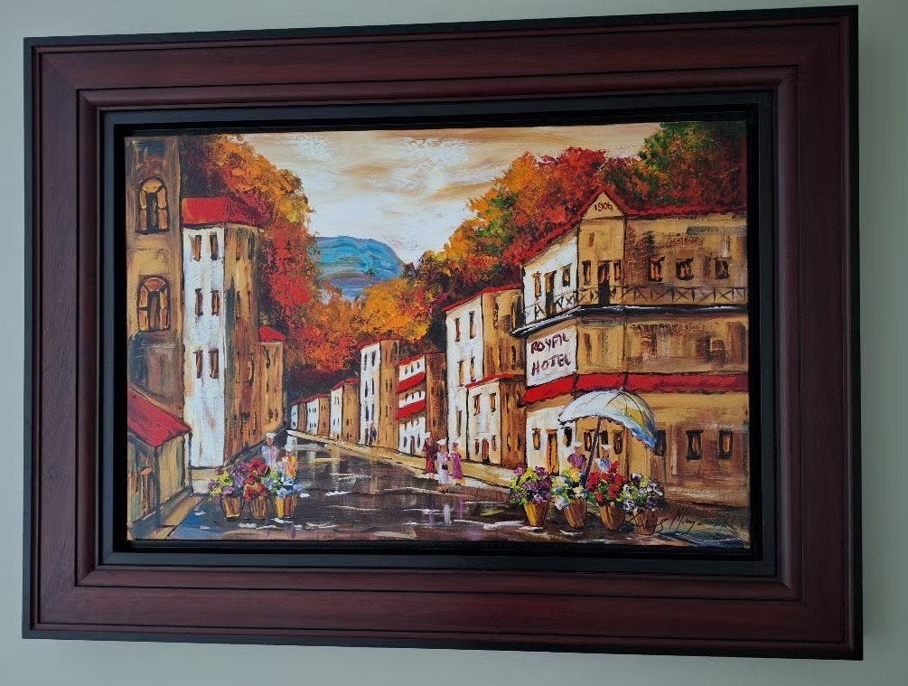 Olieverfschilderij te koop, Ophalen