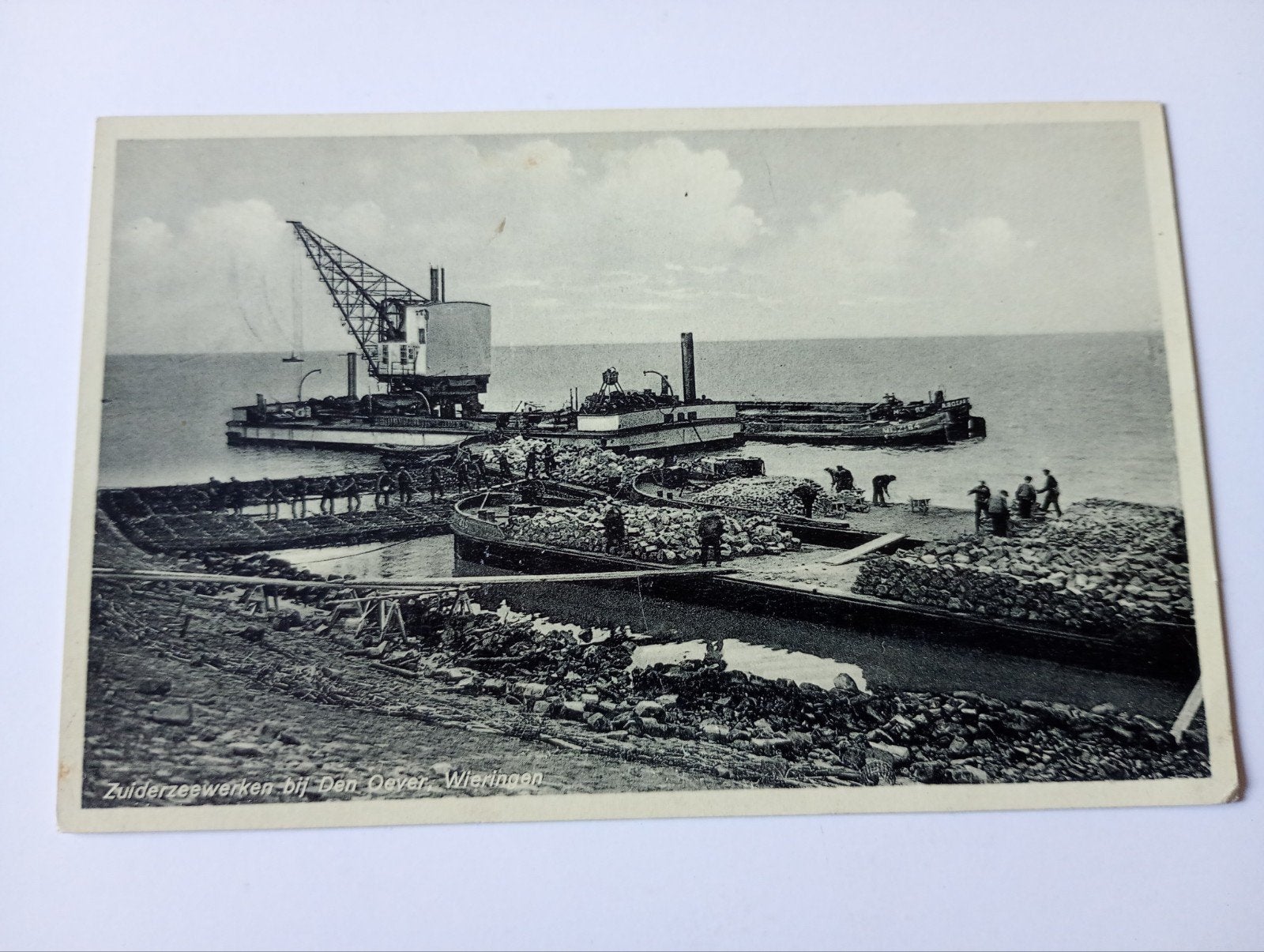 Wieringen Den Oever Zuiderzeewerken, Ophalen of Verzenden, 1920 tot 1940, Gelopen, Noord-Holland
