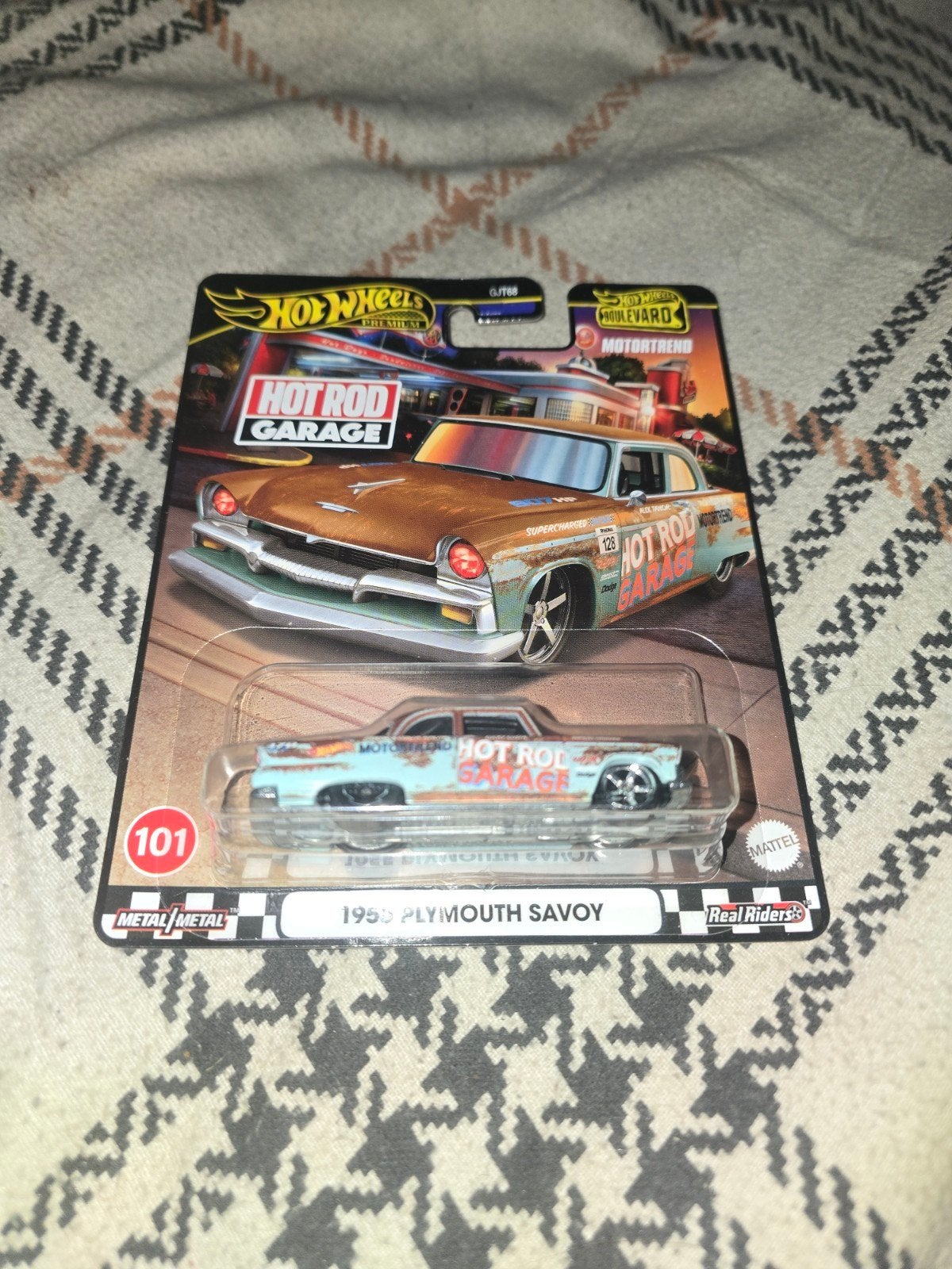 Hot Wheels 1955 Plymouth Savoy Hot Rod Garage, Ophalen of Verzenden, Nieuw, Auto