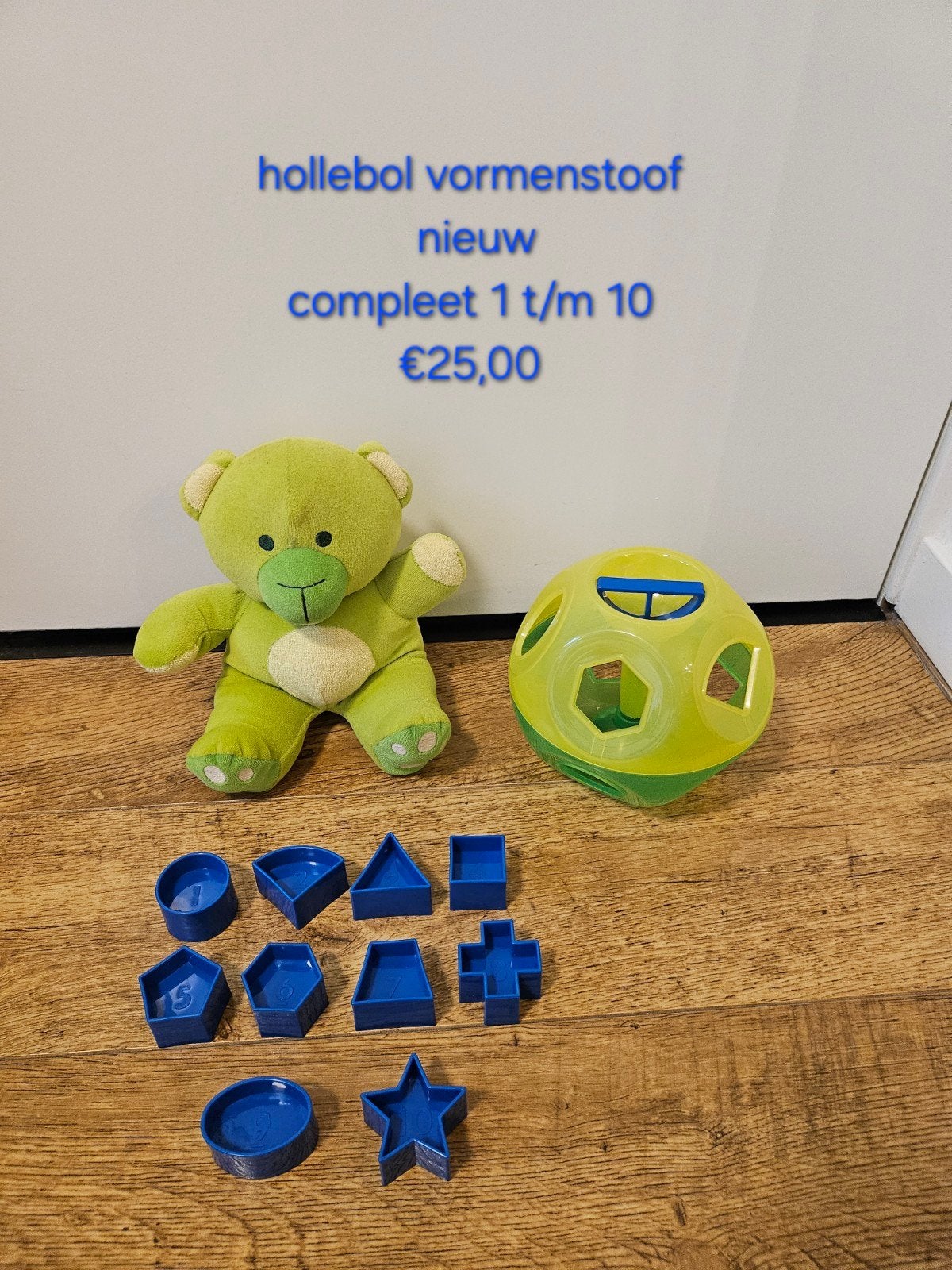 Tupperware tuppertoys Hollebol vormenstoof nieuw groen, Ophalen of Verzenden, Nieuw, Groen, Overige typen