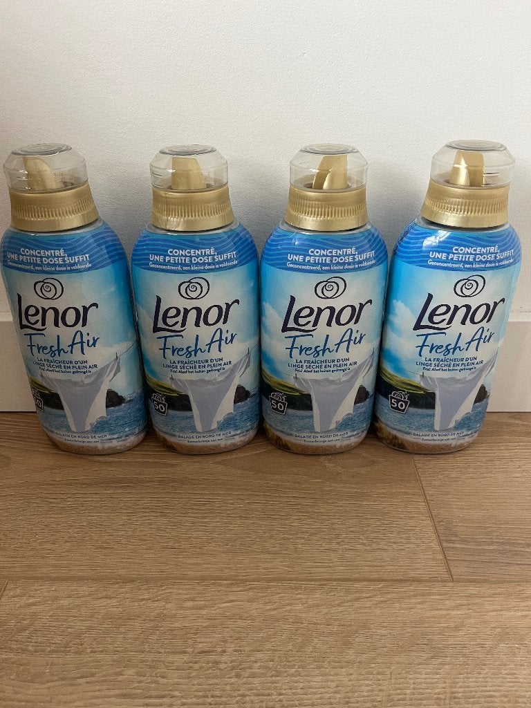 4x Lenor Fresh Air Zeebries 2,8L - 0,24 per wasbeurt, Ophalen of Verzenden, Overige typen