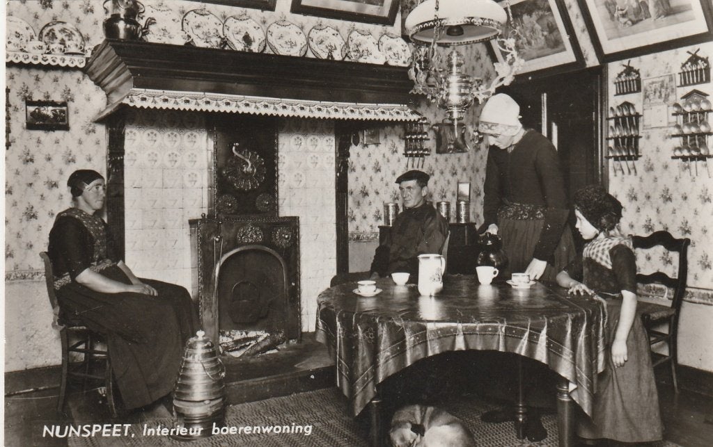 nunspeet- interieur boerenwoning, Ophalen of Verzenden, 1940 tot 1960, Gelderland