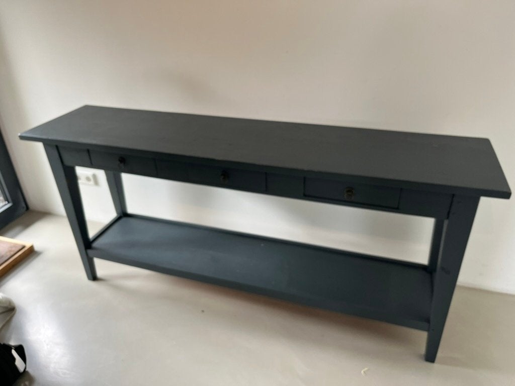 Te koop prachtige sidetable, Ophalen, Gebruikt, Eikenhout, 150 tot 200 cm