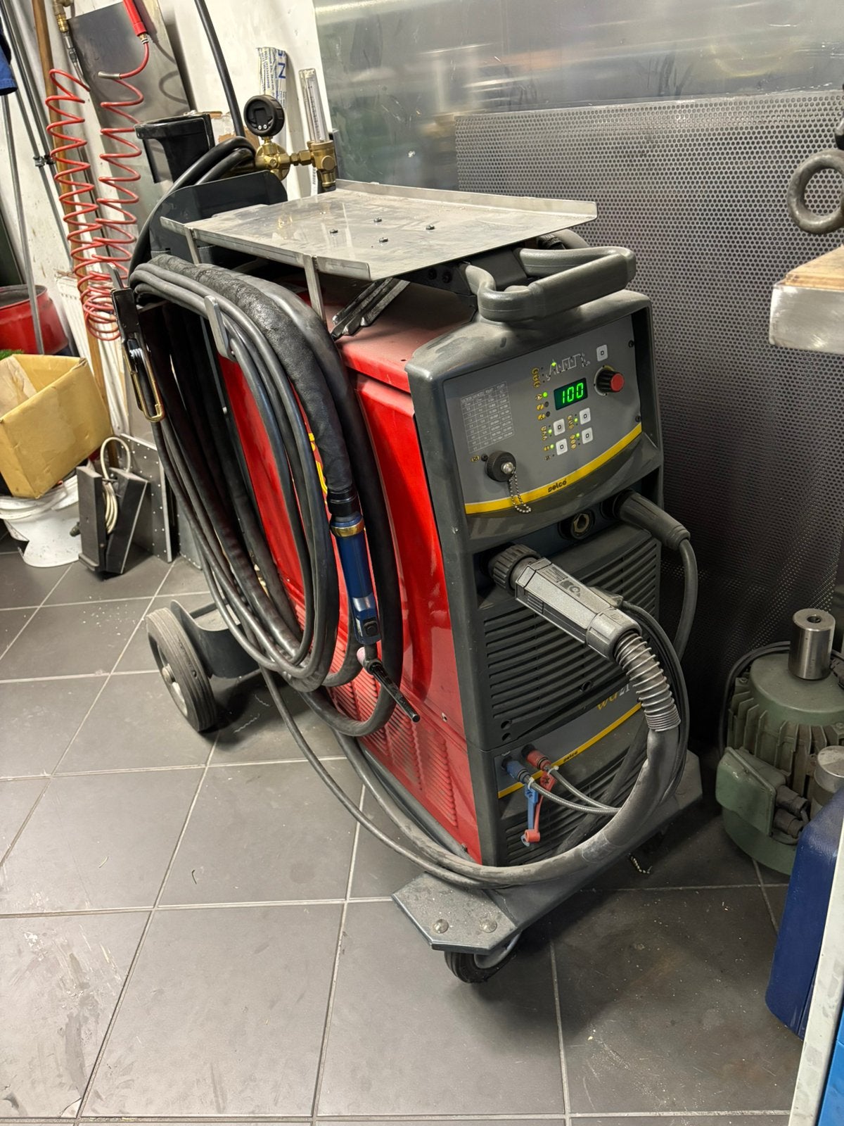 Selco Genesis 302 AC/DC watergekoeld, Ophalen, Gebruikt, 250 ampère of meer, Tig