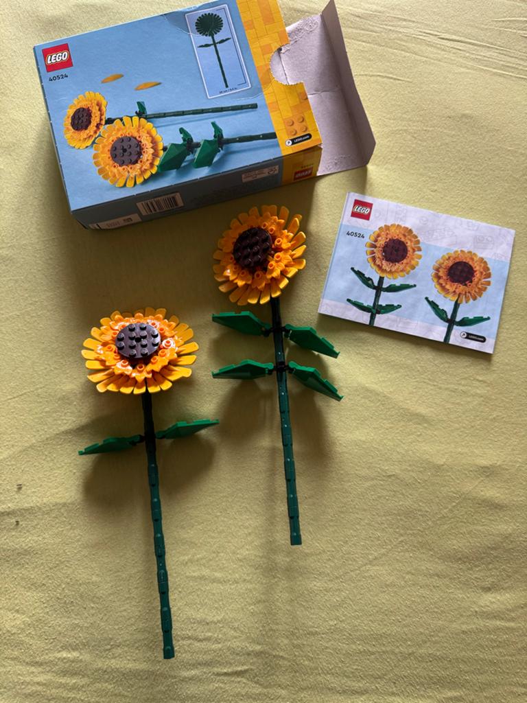 Lego 40524 Zonnebloemen - Compleet met doos en boekje, Ophalen of Verzenden, Zo goed als nieuw