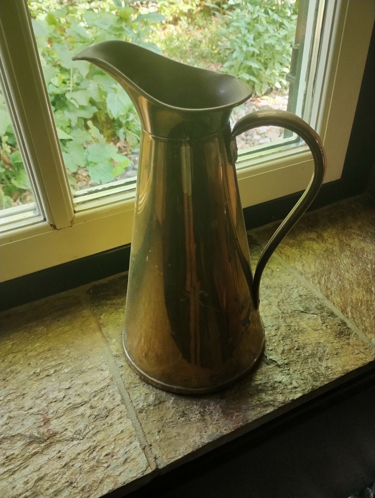 Vintage koperen kan, met wat deukjes, Antiek en Kunst, Antiek | Koper en Brons, Ophalen of Verzenden