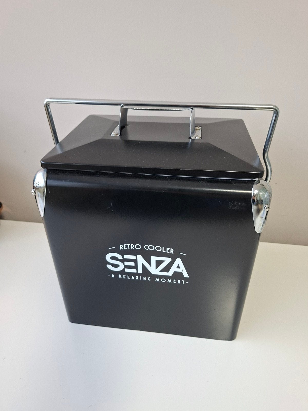Retro Cooler Senza - Zwart Koelbox, Ophalen of Verzenden, Zo goed als nieuw, Koelbox, Koelelement