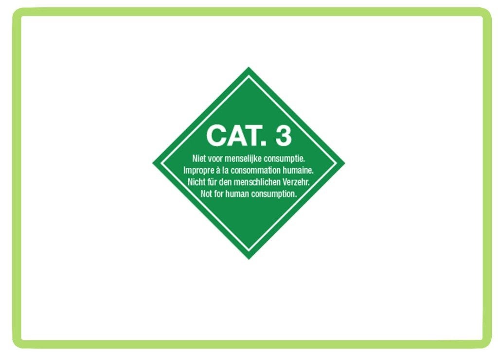 Pictogram stickers CAT 1, CAT 2, CAT 3, Verzenden, Nieuw, Overige typen