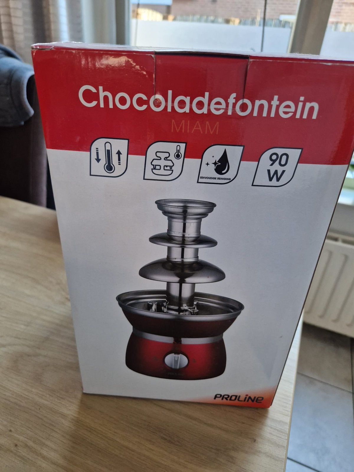 Chocoladefontein MIAM Proline 90W - Nieuw in doos, Witgoed en Apparatuur, Ophalen of Verzenden, Gebruikt