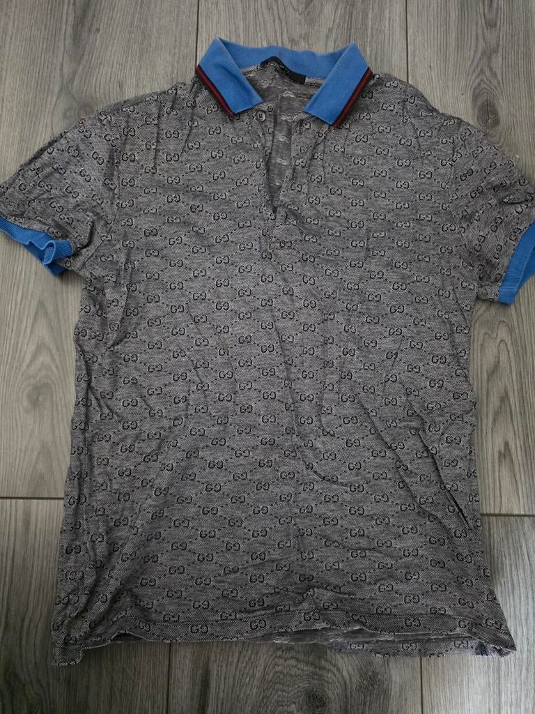 Gucci Polo Shirt met Monogram Patroon, Ophalen of Verzenden, Gedragen, Maat 46 (S) of kleiner, Gucci