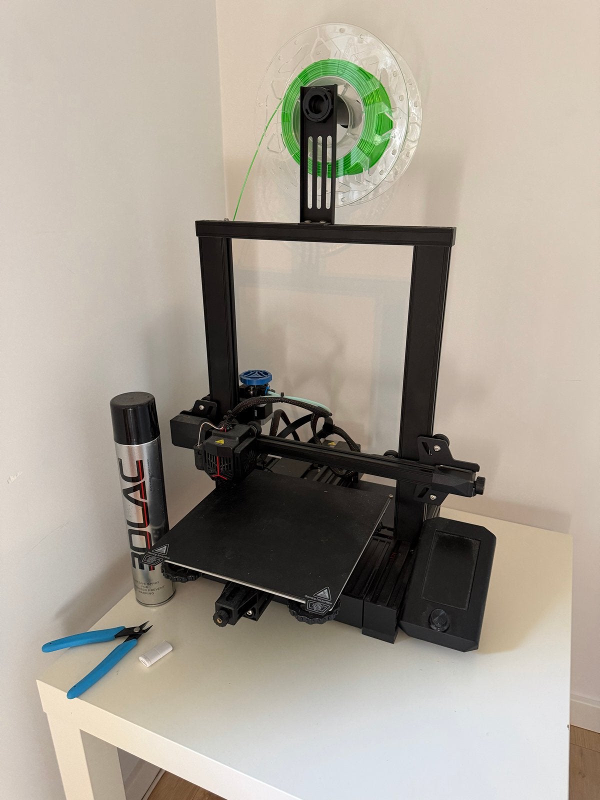 Ender-3 V2 Neo 3D-printer met filament en accessoires, Ophalen, Zo goed als nieuw, Filament
