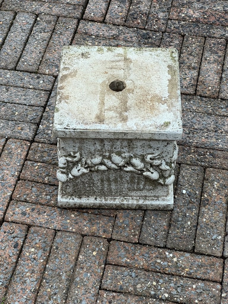 Tuinzuil, Ophalen, Gebruikt