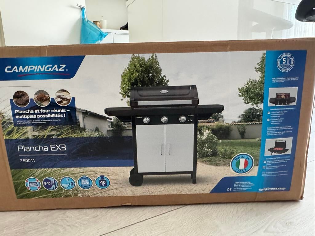 Nieuwe Campingaz Plancha EX3 - Nooit gebruikt!, Tuin en Terras, Gasbarbecues, Ophalen, Nieuw