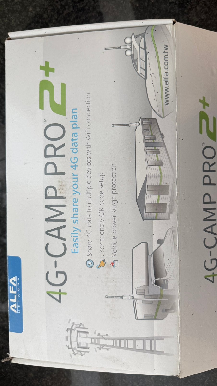 Alfa Network 4G-CAMP PRO 2+, Caravans en Kamperen, Caravan accessoires, Zo goed als nieuw, Ophalen