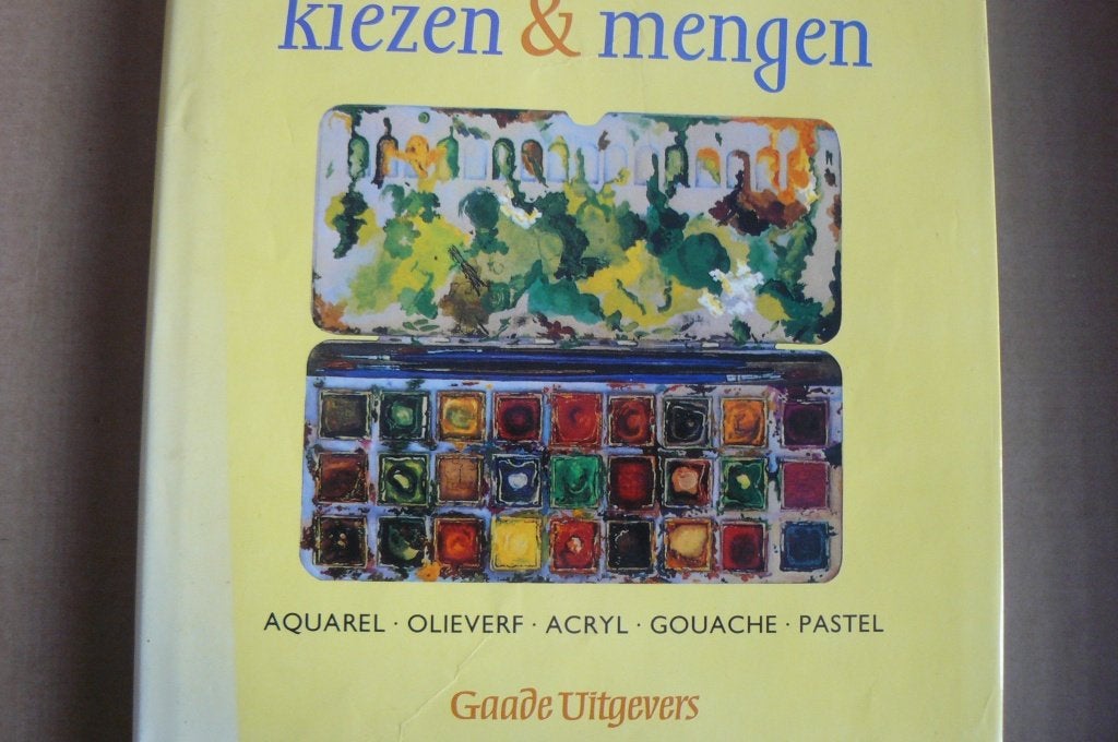 KLEUREN KIEZEN & MENGEN / olieverf / Acryl / gouache, Boeken, Ophalen of Verzenden, Zo goed als nieuw, Tekenen en Schilderen