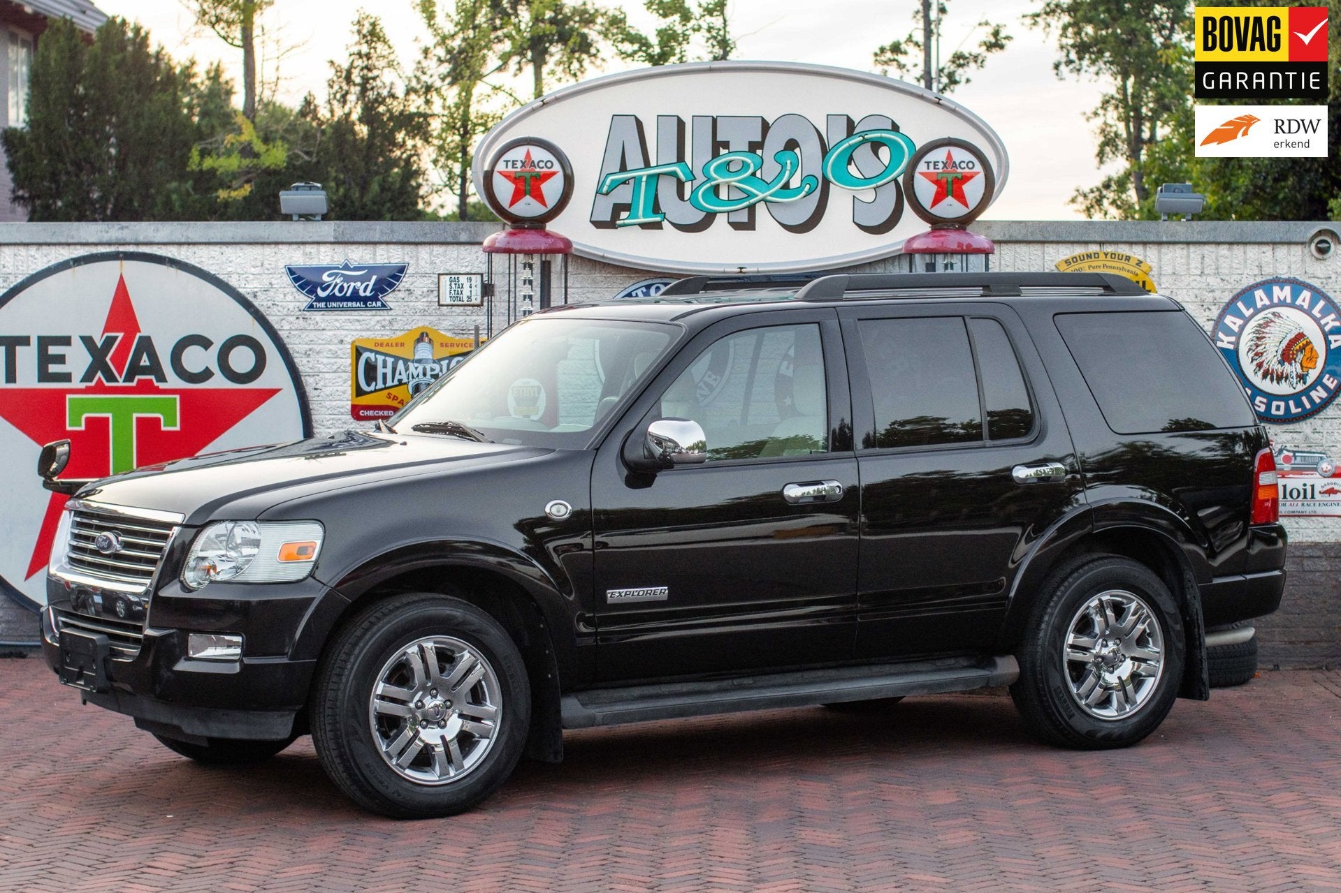 Ford USA Explorer 4.0 V6 XLT 4x4 SUV 7-pers. 1e Eigenaar, Stof, Gebruikt, Beige, Zwart