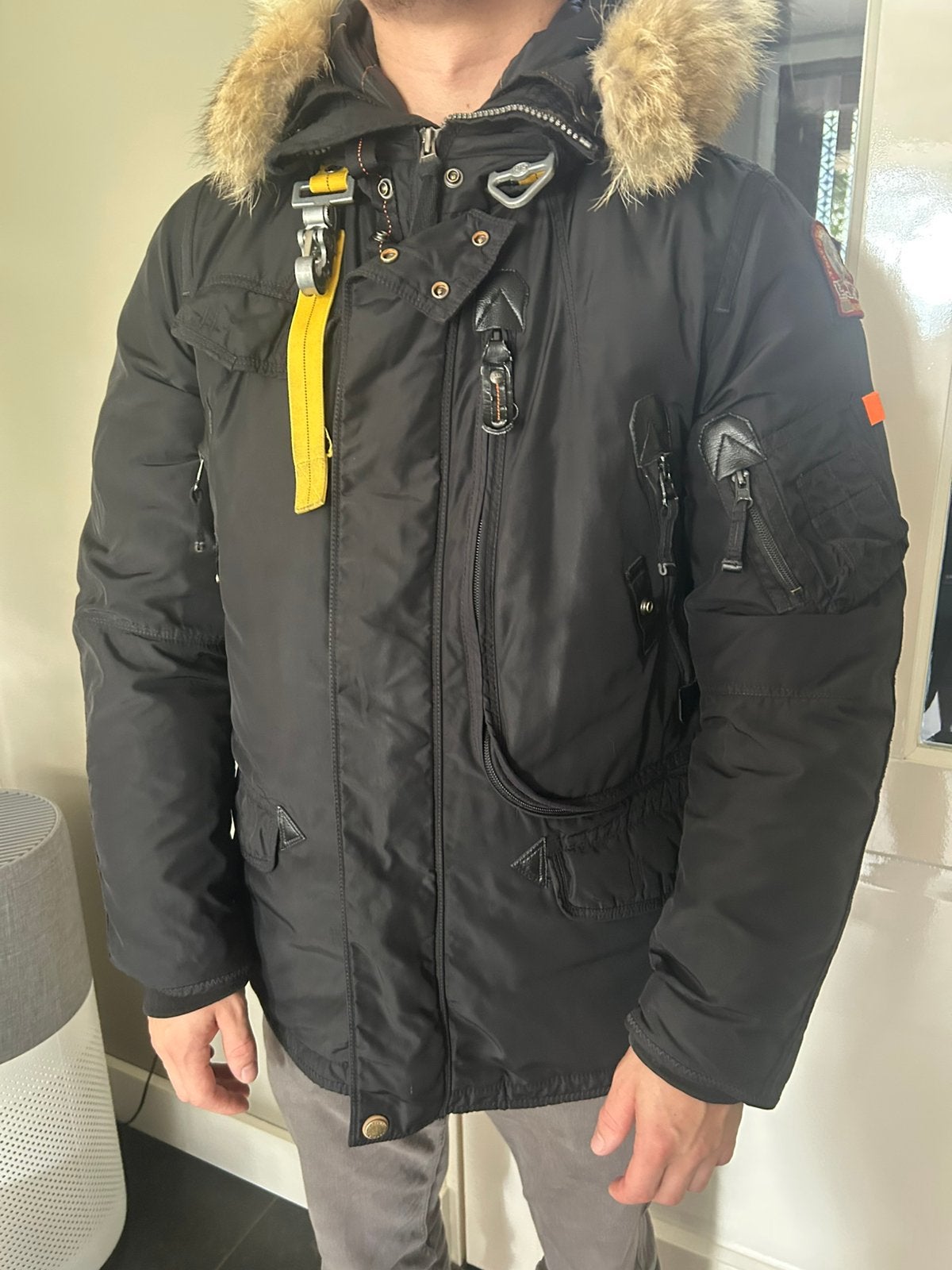 Parajumper right hand parka met bont, Ophalen of Verzenden, Zo goed als nieuw