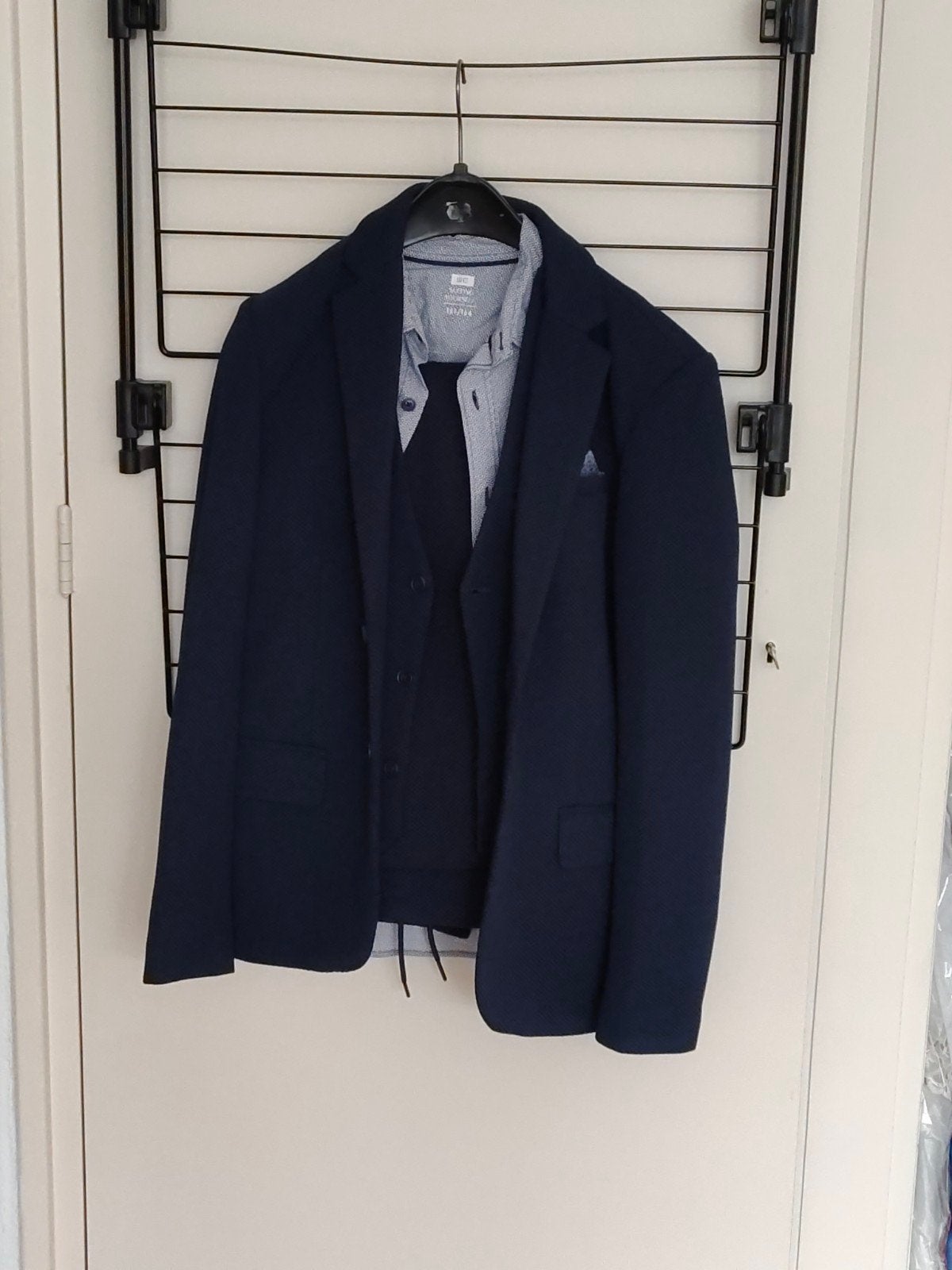Nette jongens outfit maat 158/164 met broek, Ophalen, Zo goed als nieuw, Overige maten, Blauw