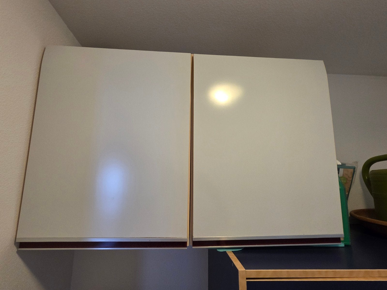 2 Witte keukenkast met deur 2x(b50xh65xd38 cm), Huis en Inrichting, Keuken | Keukenelementen, Ophalen, Gebruikt, 100 tot 150 cm