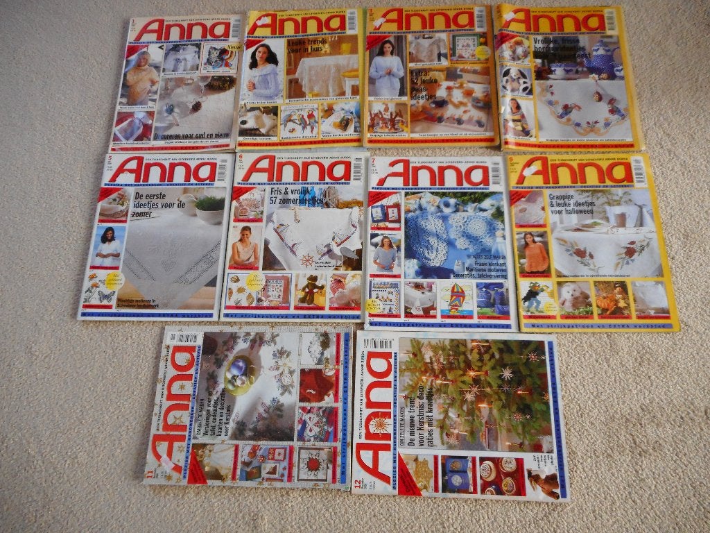 24 x anna samen voor € 24,00, Ophalen of Verzenden, Gebruikt, Breien of Haken, Patroon of Boek