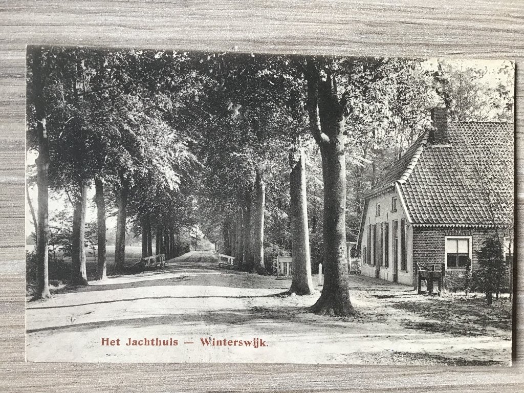 Oude ansichtkaart Het Jachthuis - Winterswijk 1925, Ophalen of Verzenden, 1920 tot 1940, Gelopen, Gelderland