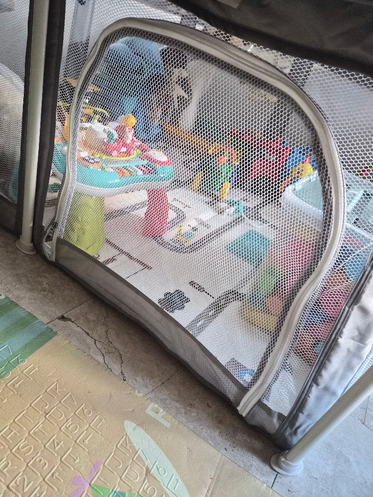 Grondbox baby, Kinderen en Baby's, Boxen, Ophalen, Gebruikt, Vierkant, Boxkleed